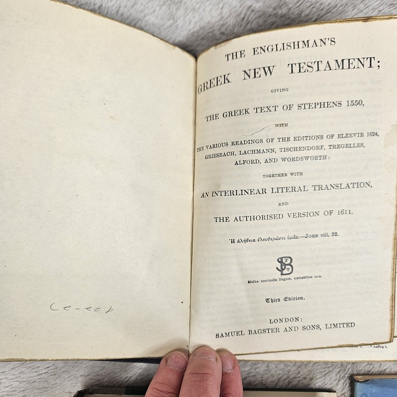 Greek New Testament For Beginners Book Lot Of 5 Essentials Grammar Lexicon Vtg gallery