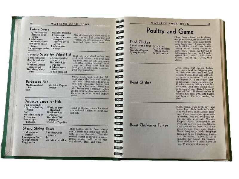 Watkins Book LOT Cookbook Household Hints Vintage Elaine Allen J.R. Watkins CO gallery
