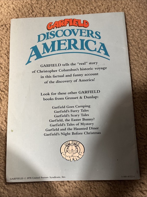 Garfield Discovers America 2002 Watermill Press Jim Davis gallery
