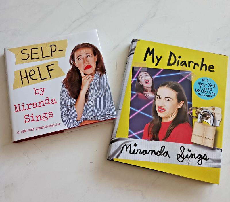 My Diarrhe 2018 Selp-Helf 2015 by Miranda Sings 2-Book Lot Hardcover Dustjackets