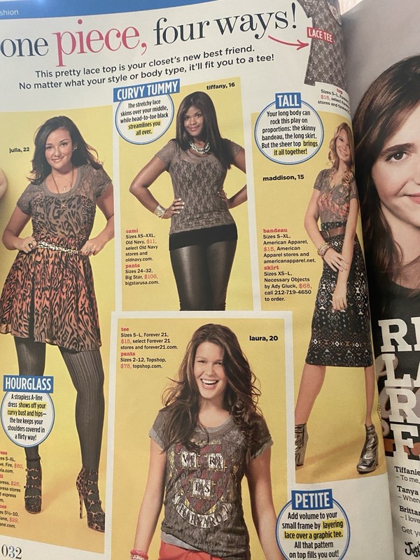 Seventeen Magazine 2011 November Quinceañera Glee Heather Morris 2010s Style gallery