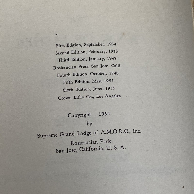 The Book of Jasher The Bible (1938) Sixth Edition Rosicrucian Order AMORC gallery