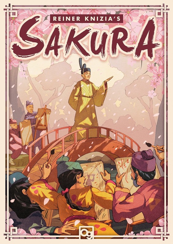 Sakura Board Game by Reiner Knizia, Art Theme, Cards, 2+ Players – Osprey Games