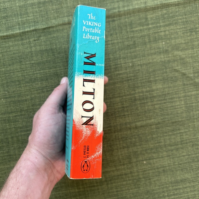 The Portable Milton A Curated Anthology of Works by John Milton. Paperback 1976 gallery