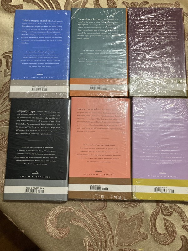 American Poets Project Lot of 6 Writers SEALED 2008 Hardcover gallery