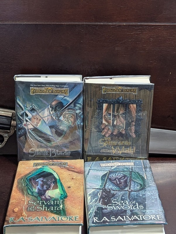 Paths of Darkness RA Salvatore 1st/1st HCDJ LN Complete Set Forgotten Realms