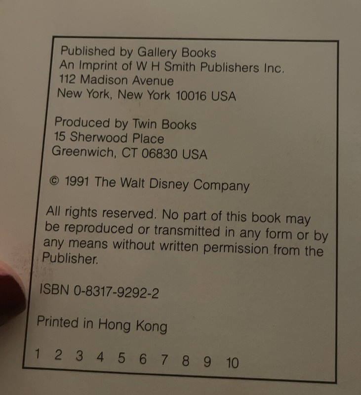 Walt Disney Fairy Tale Treasury : Red by Disney Staff (1991, Hardcover) gallery