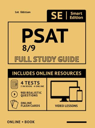 Psat 8/9: Complete Subject Review With 4 Full Practice Tests Book + Online, Plus