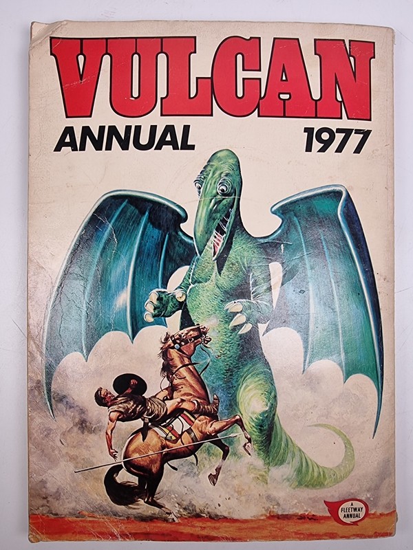 Vulcan Annual 1977 Vintage Price Unclipped Fleetway Paperback gallery