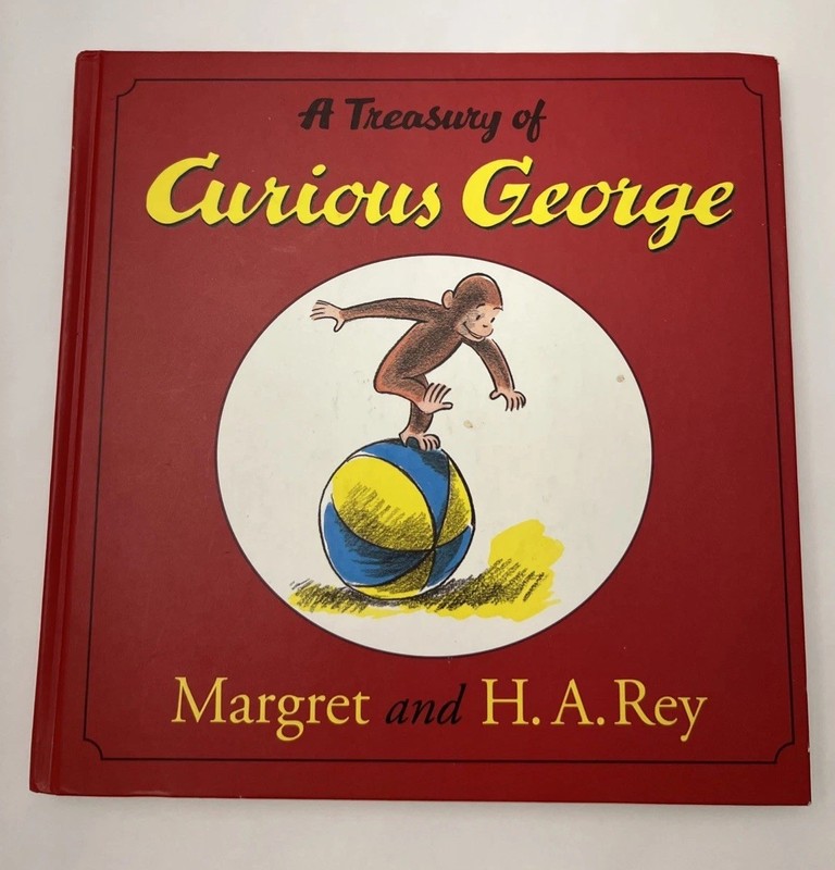 Hardcover Book A Treasury of Curious George By Margret Rey and H. A. Rey 2004