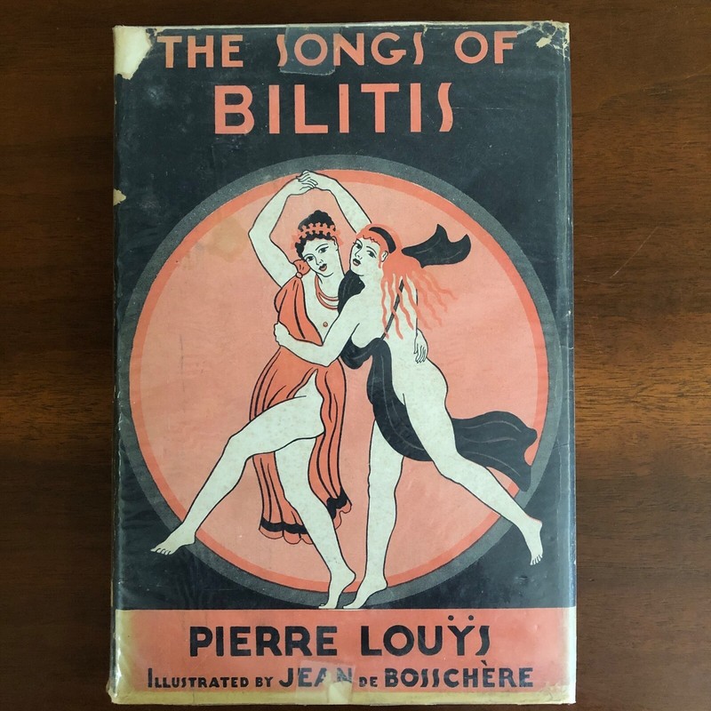 THE SONGS OF BILITIS by Pierre Louys illustrated Jean De Bosschere 1933 LESBIAN