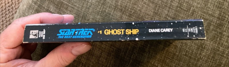 SF Vintage Pb, Star Trek TNG1: Ghost Ship by Carey, Pocket 5th 1989, NF gallery