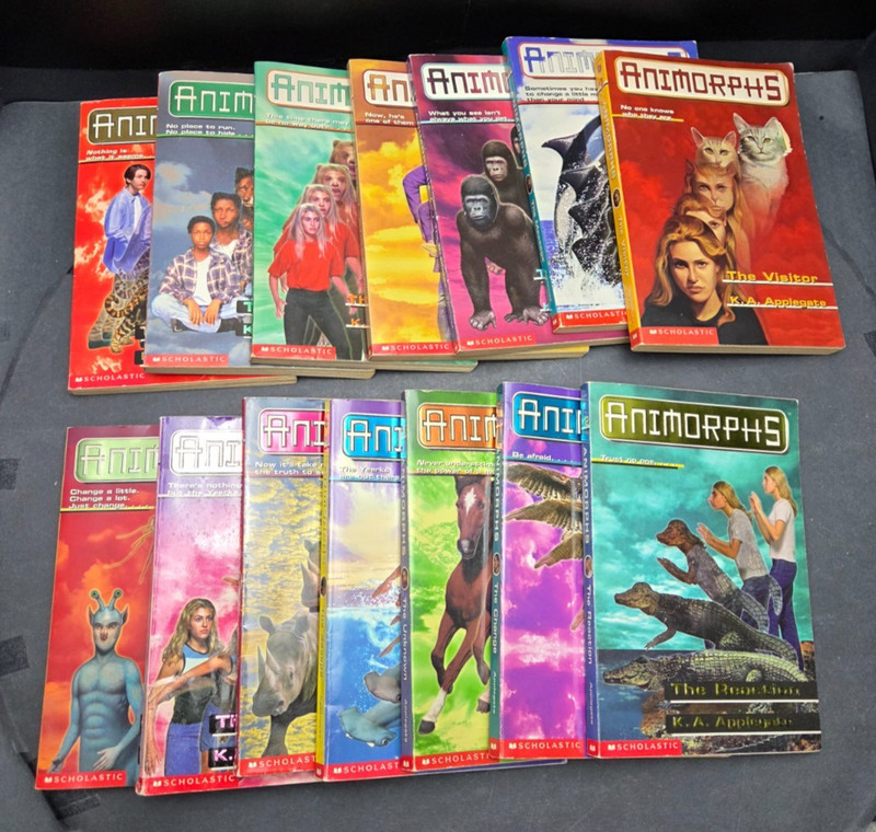 Animorphs Book Lot 14 Volumes #2 #4-7 #9 #11-18 K.A. Applegate Scholastic PB