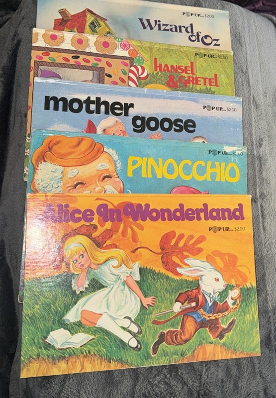 Vintage My Favorite Pop Up Books 5 Books Used 5 Out 6 In The Series Bedtime