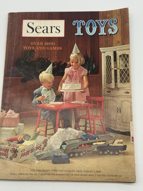 Sears Toys Catalog 1967 Vintage Toy Catalog 172 Pages Good Used Condition Nice