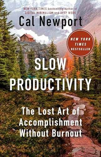 Slow Productivity: The Lost Art of – Hardcover, by Newport Cal – Acceptable