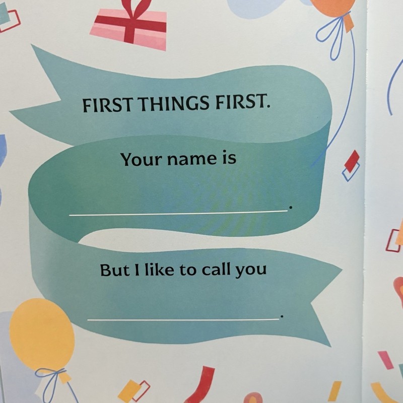A Book About Dad With Words and Pictures Stickers Father’s Day Gift NEW gallery