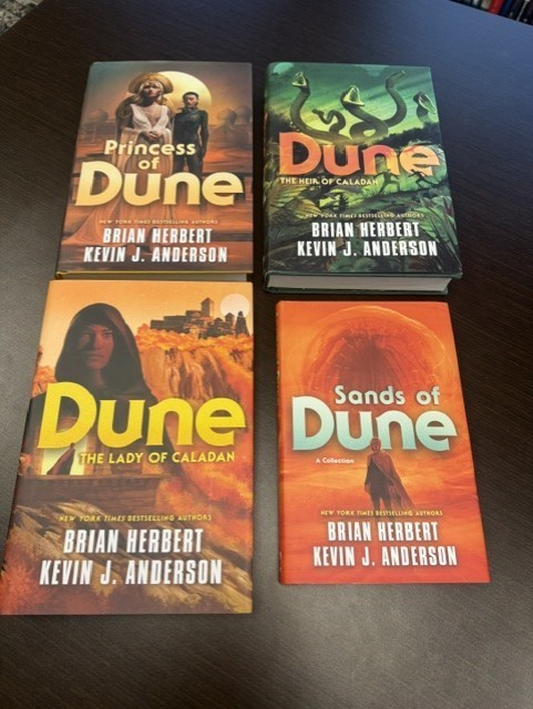 Dune Books by Brian Herbert – Princess/Heir/Lady/Sands 4 Book Lot 1st Editions