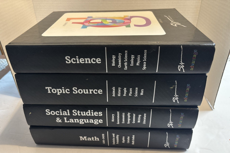 Southwestern Advantage 4 Book Set- Social Studies & Language, Science,math +