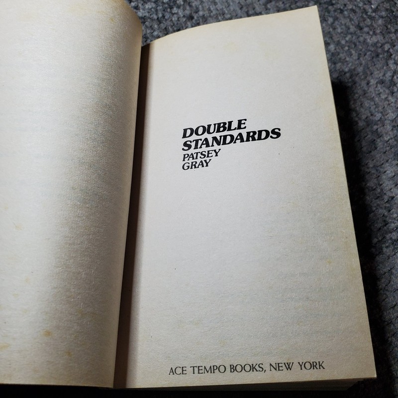 Double Standards Patsey Gray 1986 Special Book Club Edition Ace Tempo Books gallery
