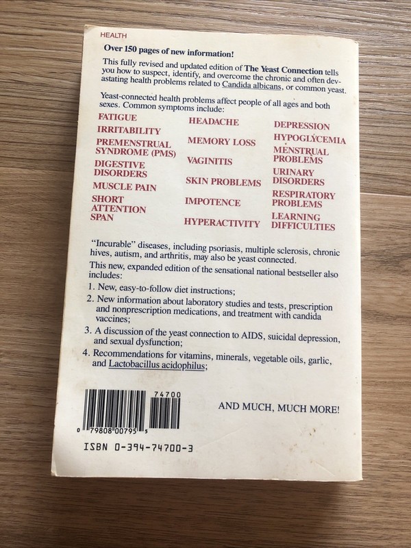 Yeast Connection : A Medical Breakthrough by William G. Crook (1986, Trade... gallery