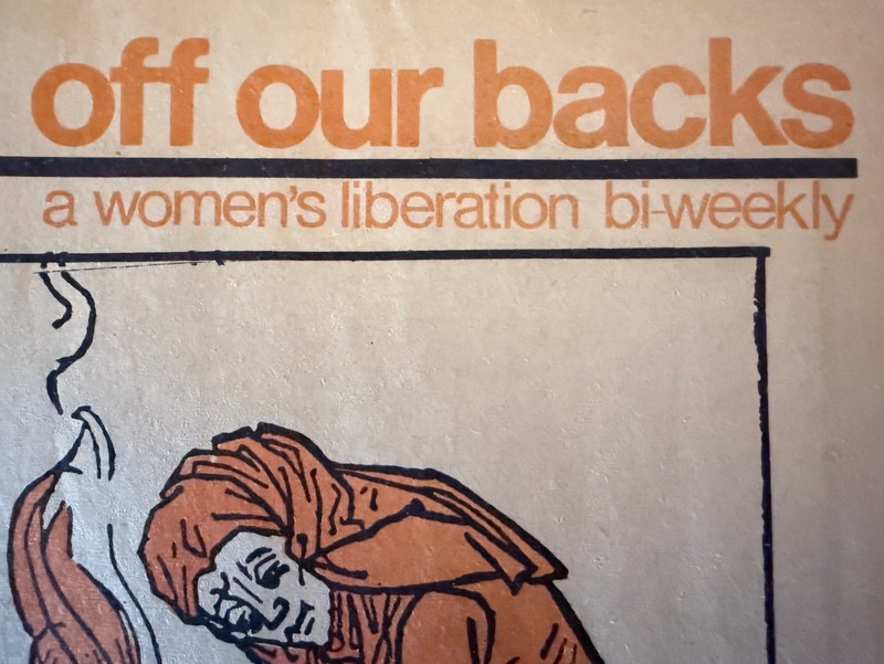 Vintage 1970 Issue "Off Our Backs A Women's Liberation Bi-Weekly" Newspaper gallery