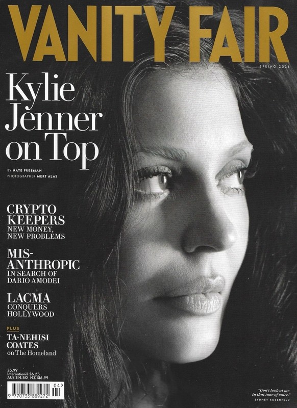 Vanity Fair Mag – Spring 2026 April – Kylie Jenner – RRP £5.99 NO SUPPLEMENTS