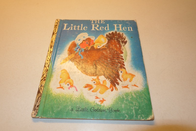 The Little Red Hen Golden Book 1954 Hardback