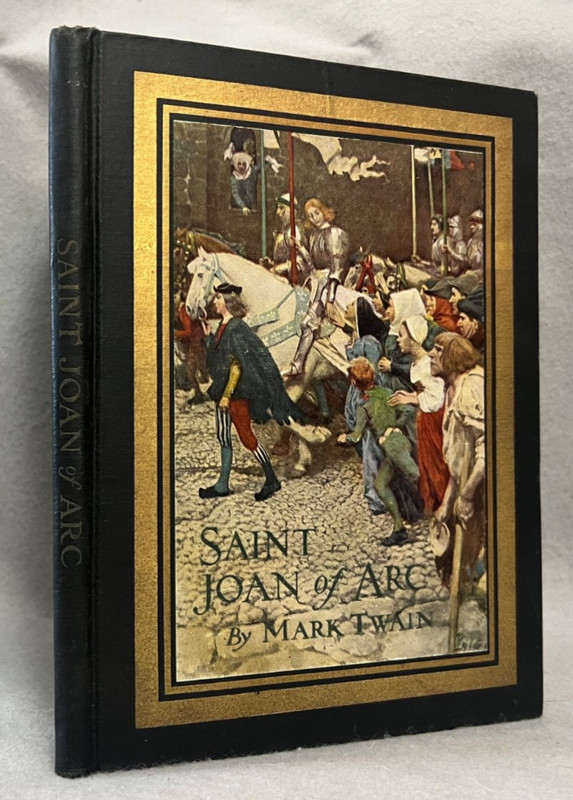 Antique Mark Twain Book Saint Joan of Arc Howard Pyle Illustrated 1st Ed. 1919