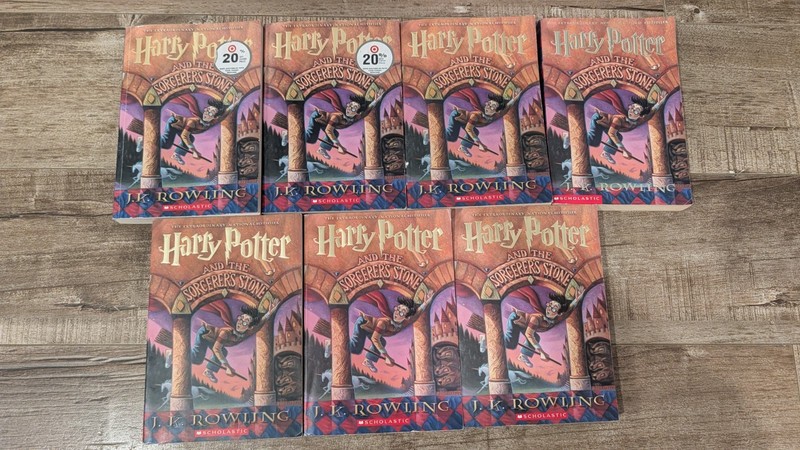 Lot Of 7 Harry Potter and the Sorcerer’s Stone Paperback Good