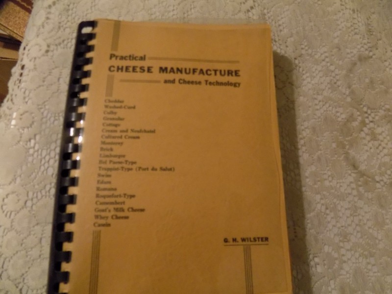 Practical Cheesemaking, G. H. Wilster, 1951, 515 Pages, Very Good