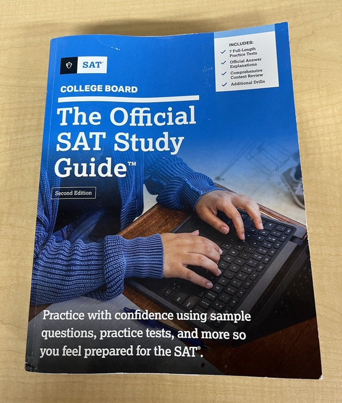 The Official SAT Study Guide – Paperback, by The College Board – Very Good