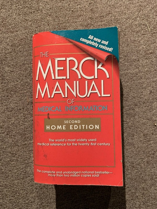 Merck Manual of Medical Information by Mark H. Beers (2003, Hardcover)