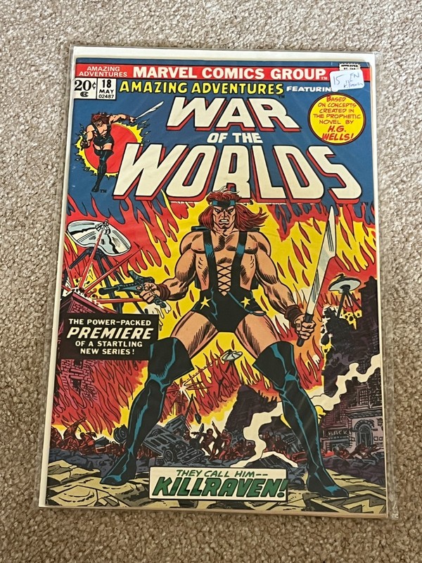 Amazing Adventures 18 1st Killraven (1973) – Marvel Comics key 1st issue FN