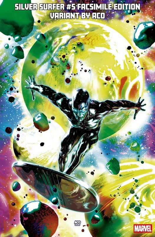 SILVER SURFER #5 1:25 FACSIMILE EDITION ACO VARIANT (15/07/2026-WK5)