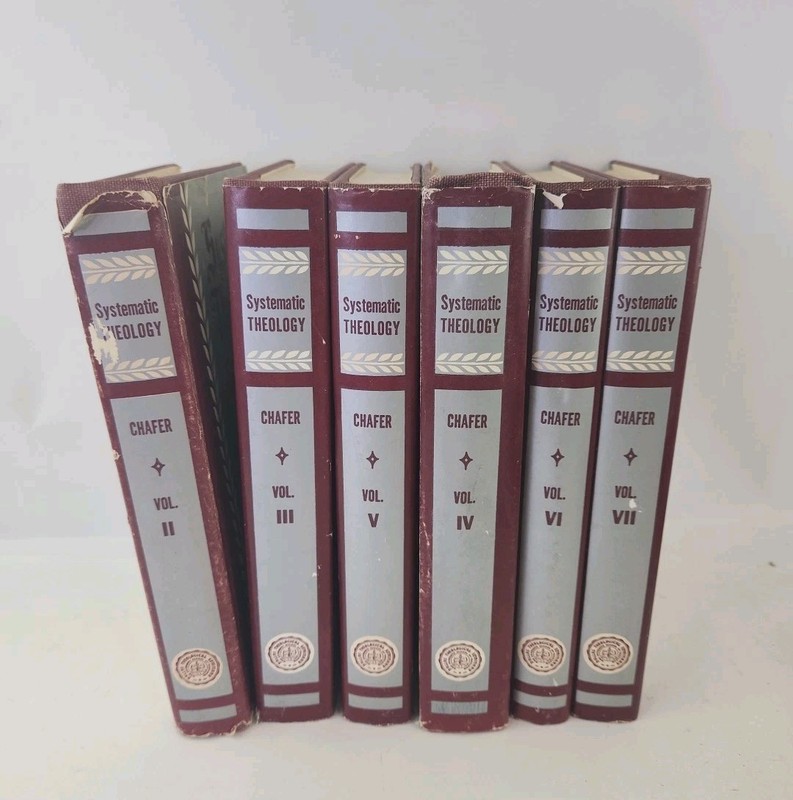 Systematic Theology Lewis Sperry Chafer 7 Volume Set Hardcover DJ Missing Vol I. gallery