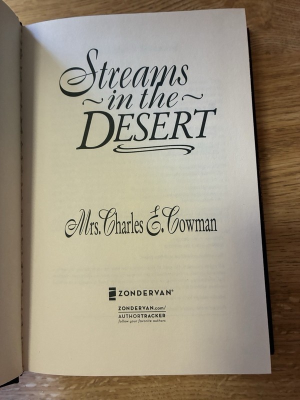 Streams in the Desert, Hardcover by Cowman, Charles E., Mrs., Like New Used, ... gallery