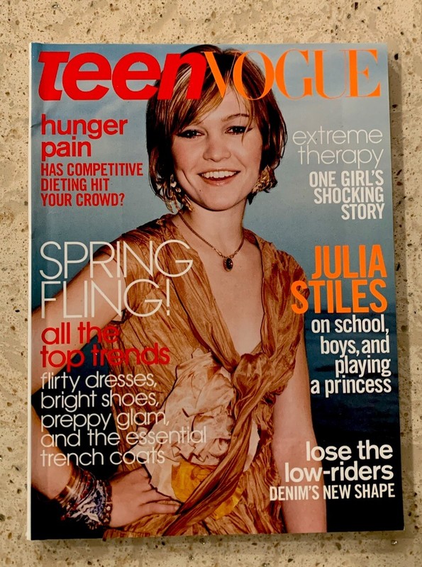 Teen Vogue Magazine Julia Stiles March 2004 Newstand