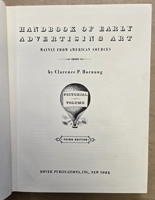 Clarence Hornung / Handbook of Early Advertising Art Reference Clip Art 1956 gallery