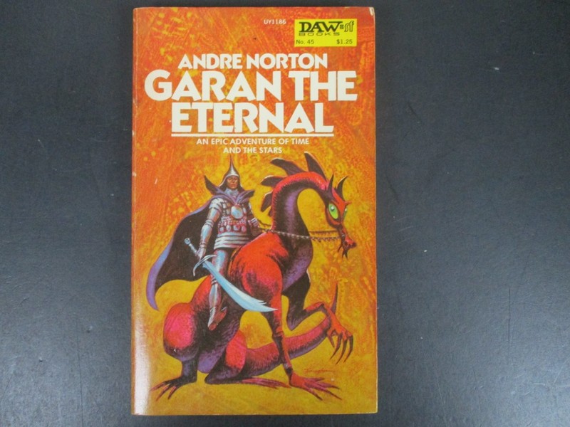 Garan the Eternal Andre Norton 1973 First DAW Paperback Science Fiction Fantasy