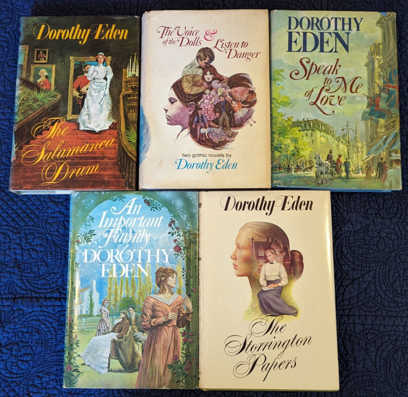 Dorothy Eden Lot of Five HC Speak To Me of Love, Storrington Papers, Salamanca