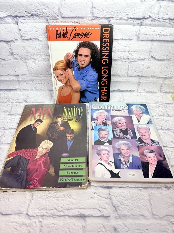 Dressing Long Hair (Book 1)Hairdressing and Beauty Industry Authority) Lot Of 3