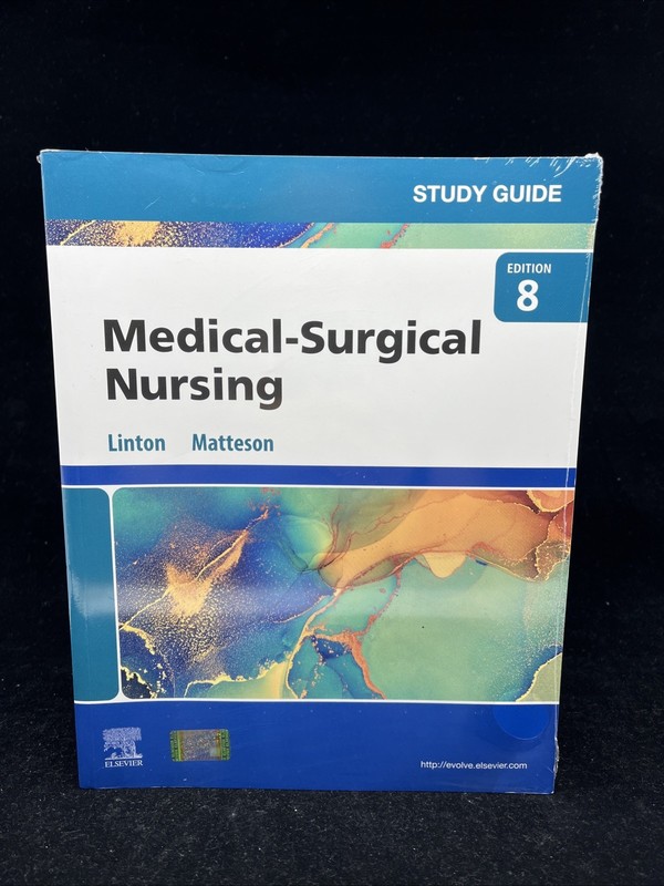 Study Guide for Medical-Surgical Nursing 8th Edition Elsevier Textbook New