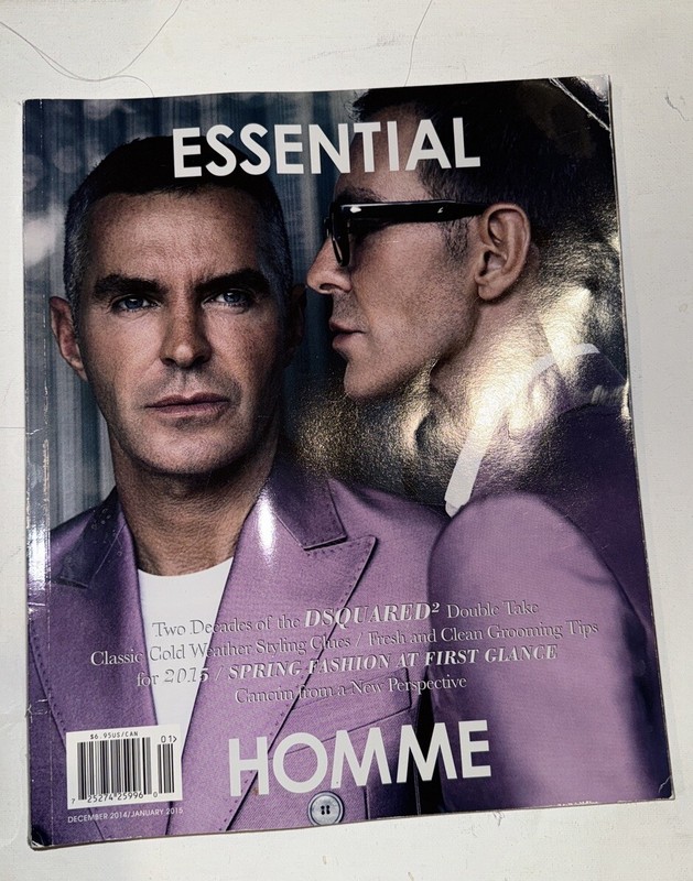 2014 DECEMBER/2015JANUARY ESSENTIAL HOMME MAGAZINE DSQUARED PB NO.26 gallery