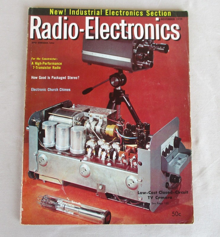 Radio Electronics Magazine November 1959 Very Nice Condition