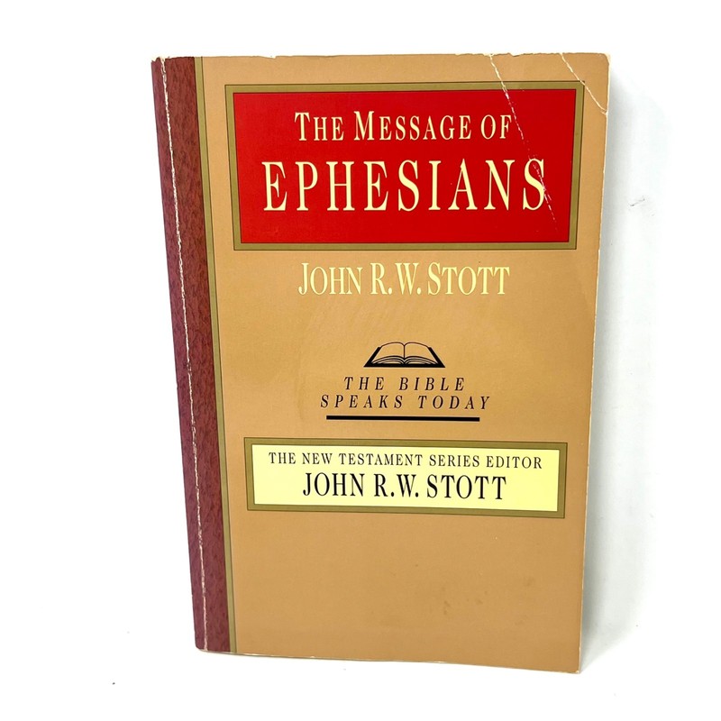 Message of Romans by John R. W. Stott PB, 1994 The Bible Speaks Today 9th Print