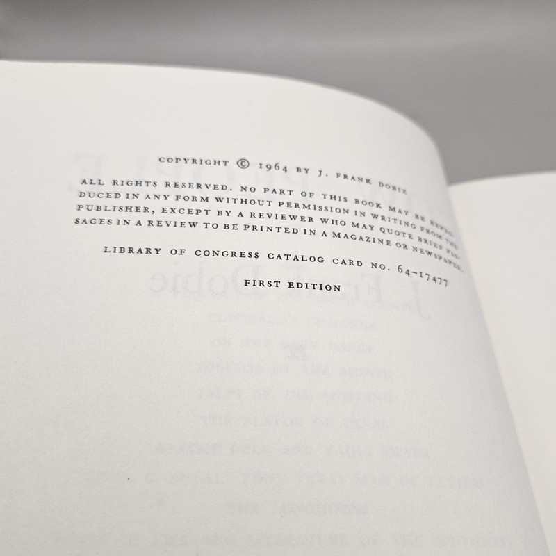 VTG 1ST ED. Cow People by J. Frank Dobie - 1964 HC Pub. by Little, Brown & Co. gallery