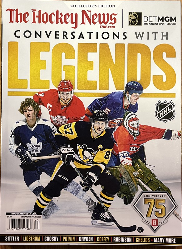 2022 HOCKEY NEWS Conversations With Legends MAGAZINE 114 Pages