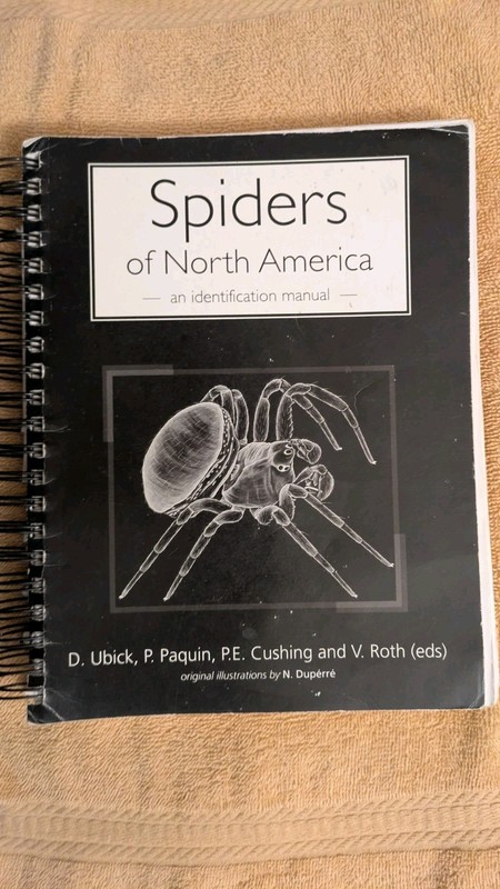 SPIDERS OF NORTH AMERICA: An Identification Manual, 2009, Spiral-Bound, 377pgs