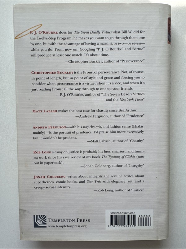 Seven Deadly Virtues : 18 Conservative Writers on Why the Virtuous Life Is Funny gallery